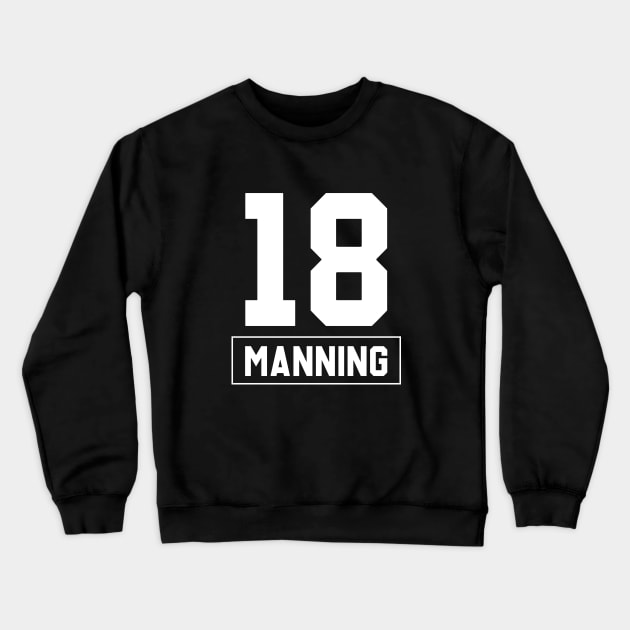 the legendary number 18 of indianapolis Crewneck Sweatshirt by Cabello's